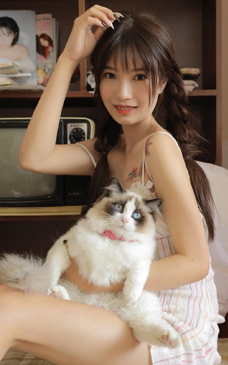 90后美少女小米Kitty不知火舞性感COS图片 