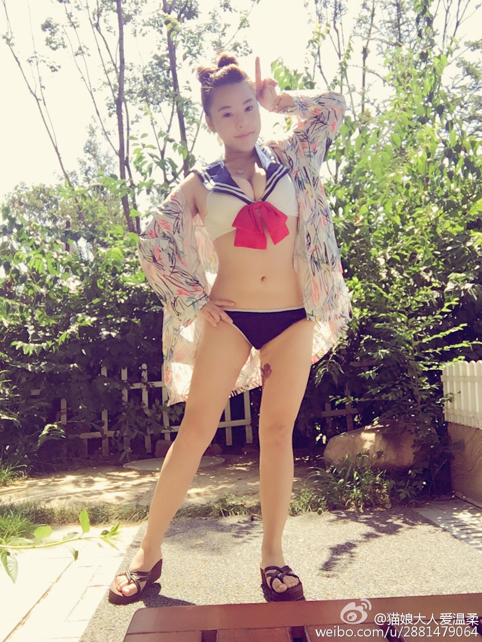 90后美女模特沈昱彤完美身材私房美图 