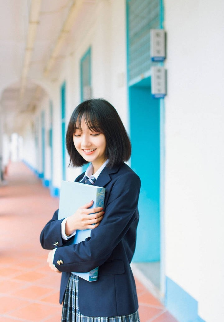 校园女神制服诱惑写真图片 