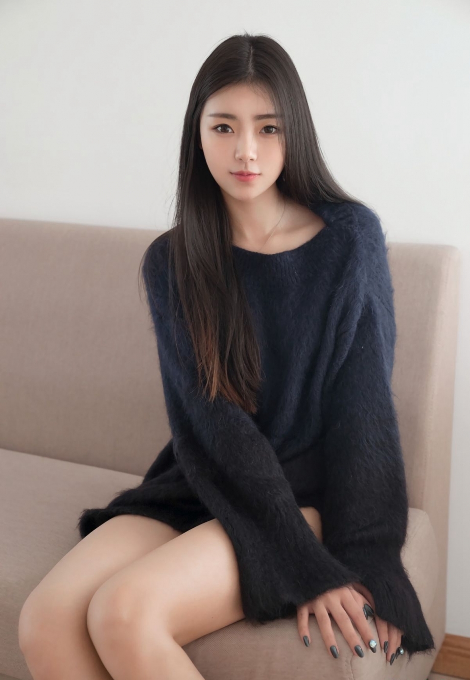 90后美女嫩模潇潇性感养眼图片 