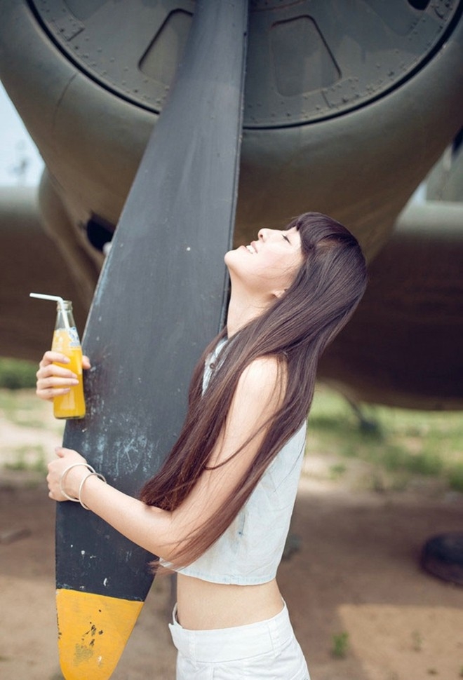 阳光维他命少女可爱活泼俏皮户外靓丽摄影艺术写真 