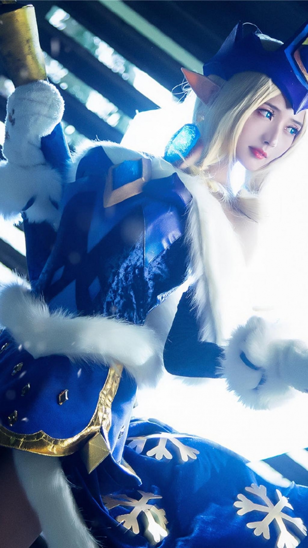 丰胸美女cosplay英雄联盟索拉卡唯美写真 