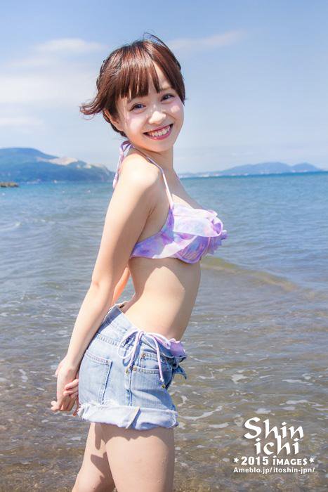 日本美少女手塚せいあ海边比基尼写真 