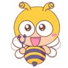 我是一只快乐的小蜜蜂
