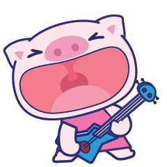 小猪弹起吉它高歌一曲