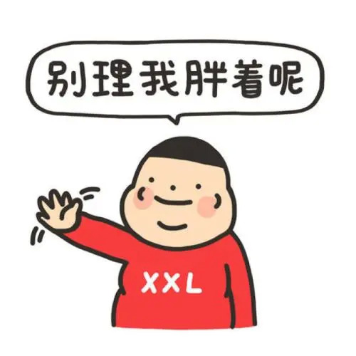 胖表情图 别理我胖着呢