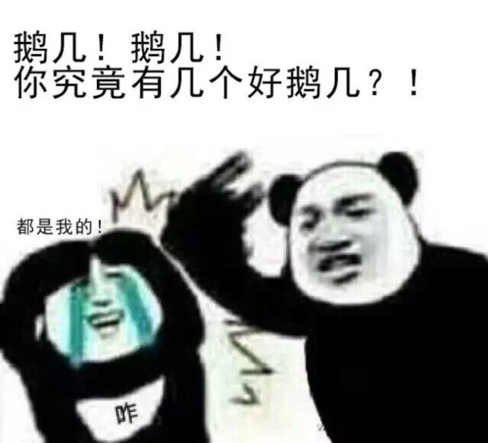 鹅几鹅几你究竟有几个好鹅几？