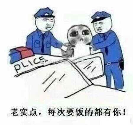 老实点每次要饭的都有你（警察police）