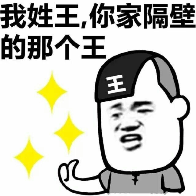 我姓王你家隔壁的那个王